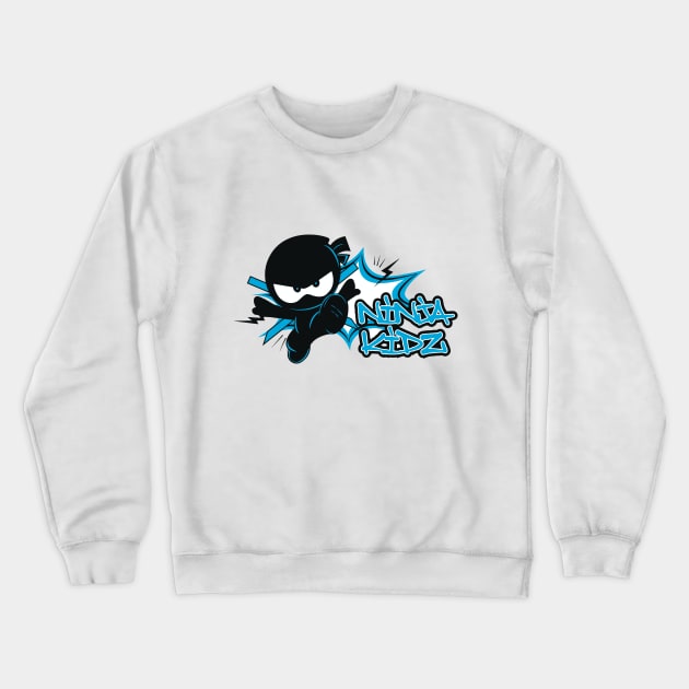 Ninja Kidz Crewneck Sweatshirt by TypeTees